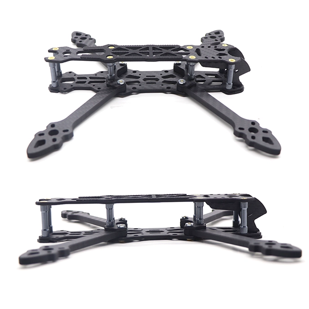 Drone Kit Long Range - HSKRC MAK4 MAK4HD 5インチ（225mm）、6インチ（260mm）、7インチ（295mm）カーボンファイバー製フレームキット。5mmのアームを搭載。FPVレース、フリースタイル、長距離飛行ドローン用。