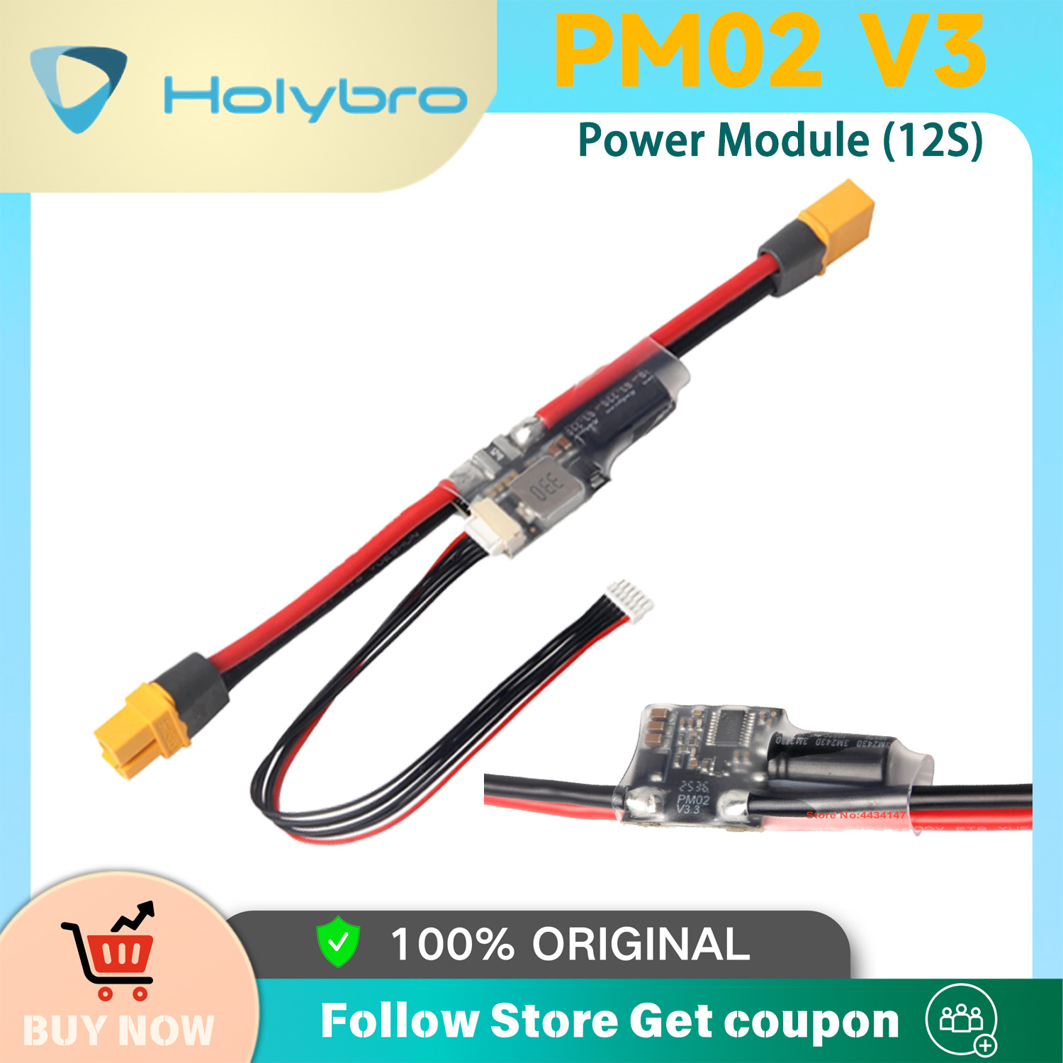 Drone Kit Hexacopter - Holybro PM02D パワーモジュール 2S-12S PX4 Ardupilot