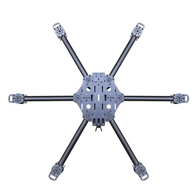 Drone Kit Hexacopter - B04C-ヘキサコプターフレームキット FPVクアッドコプタードローン用アップグレードフレーム 重量級 分離可能で性能向上 13インチ
