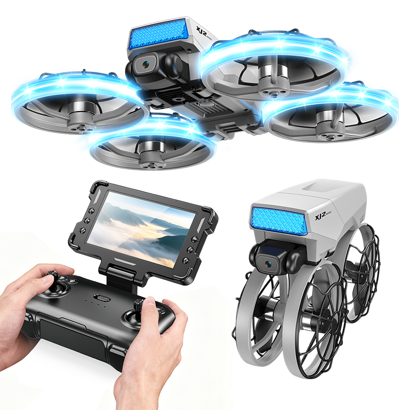 XJ2 ミニドローン 8K HDカメラ搭載 折りたたみ式ブラ - Drone Kit Tricopter のレビューと価格