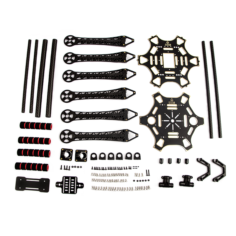 Jeefly S500フレームは9-12インチプロペラに対応 - Drone Kit Racing のレビューと価格