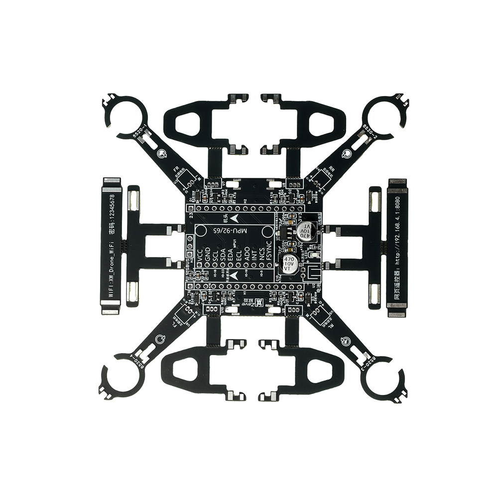 ESP32オープンソースミニドローン組み立てパーツパック D - Drone Kit Octocopter のレビューと価格