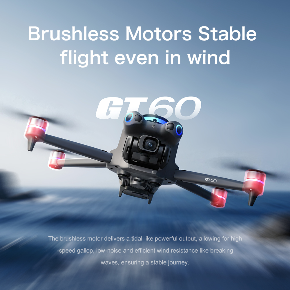 新製品 GT60 ミニドローン デュアルカメラ 8K 空中撮 - Drone Kit Long Range のレビューと価格