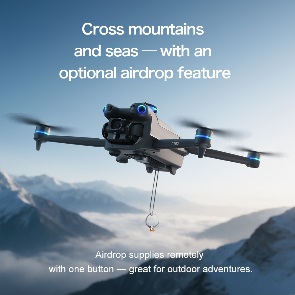 新製品 GT60 ミニドローン デュアルカメラ 8K 空中撮 - Drone Kit Long Range のレビューと価格