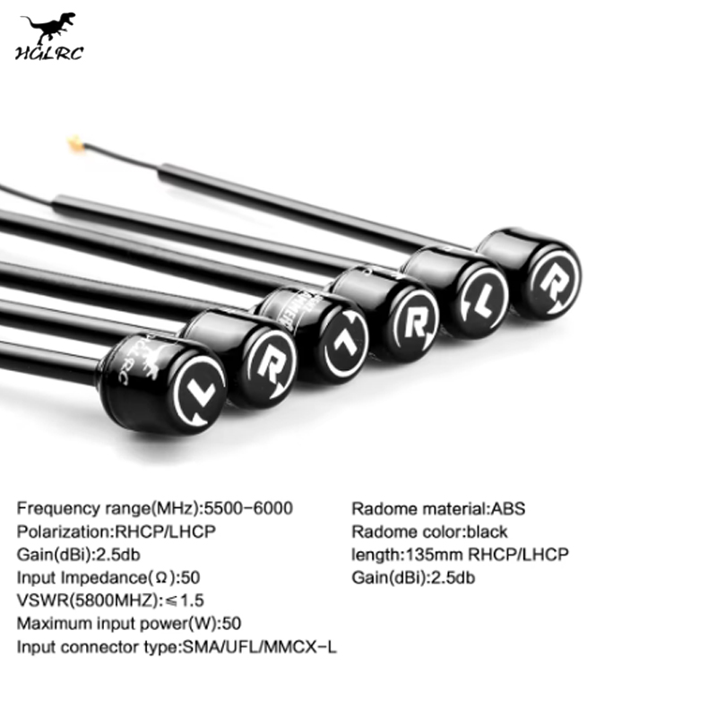 HGLRCミニロングレンジハンマーアンテナ ミニRHCP L - Drone Kit Long Range のレビューと価格